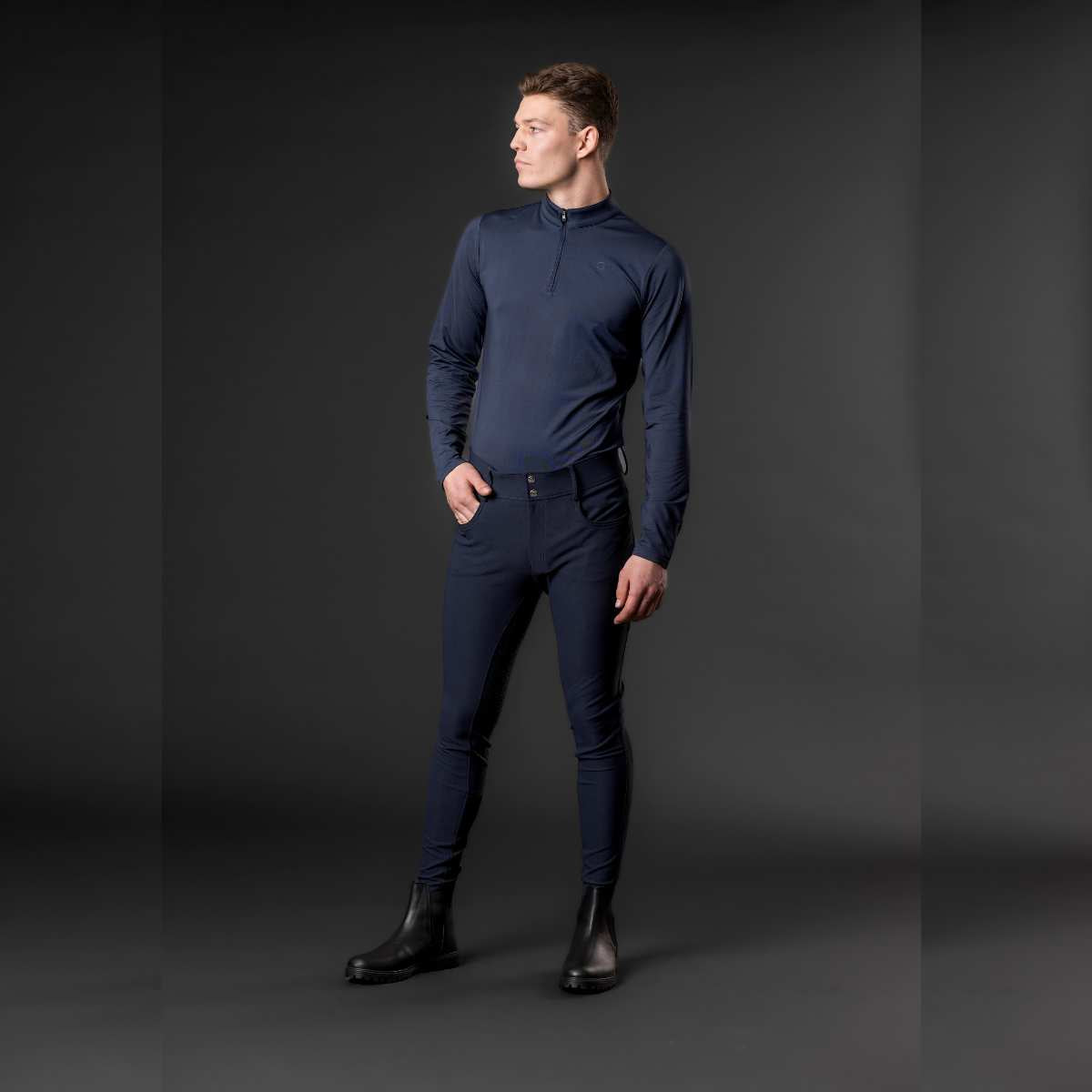 Equipage Hunt FG ridebukser, navy 2