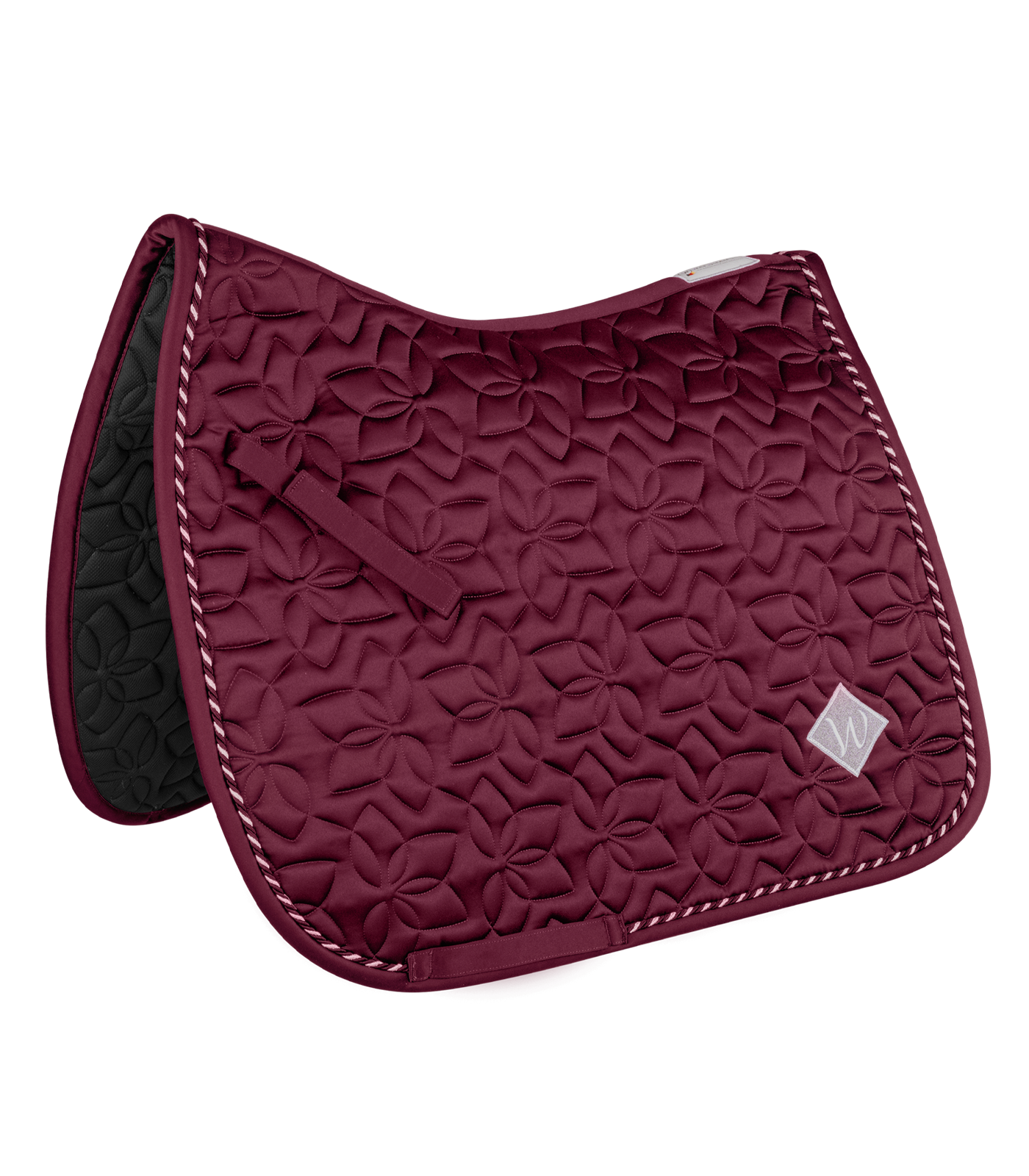 Waldhausen saddle pad Marseille, fløjl rød, AP 1