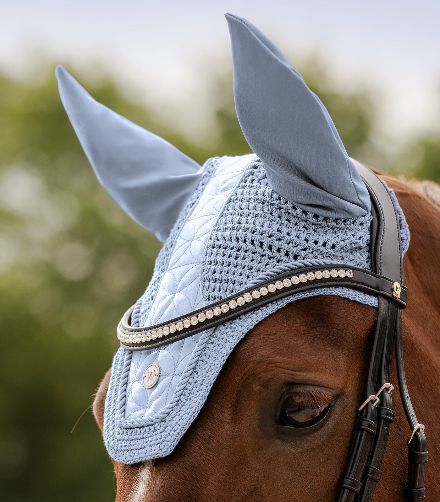 Waldhausen Fly Veil Rom, pastelfarvet blå, Fuld 2