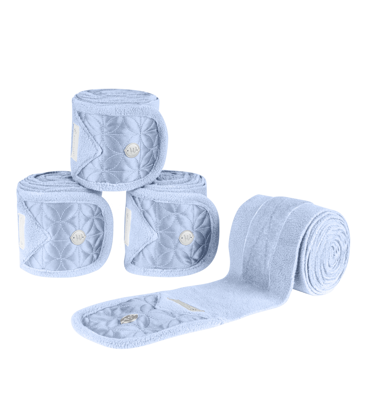 Waldhausen Fleecebandager Rom, pastelfarvet blå 1