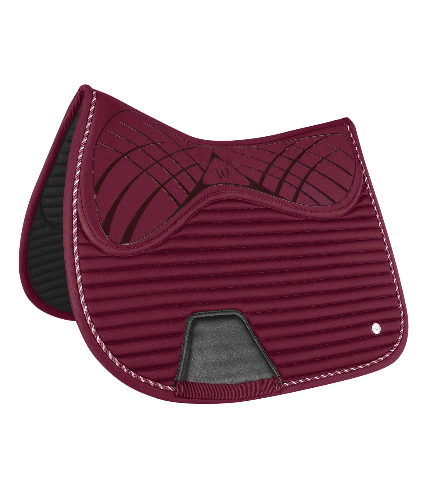 Waldhausen Saddle Pad Riga, fløjl rød, AP 1