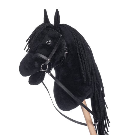 QHP Hobby hest med trense - sort