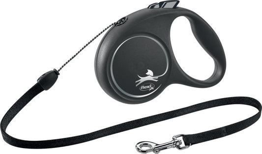 Flexi Black Design rulleline - snor