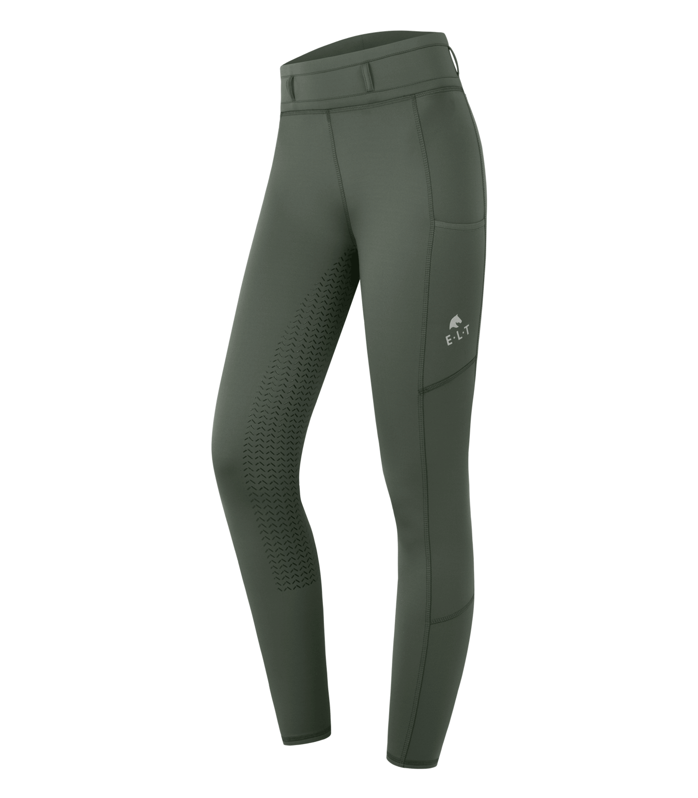 ELT Ella termiske ridetights - Mørkeoliven 25