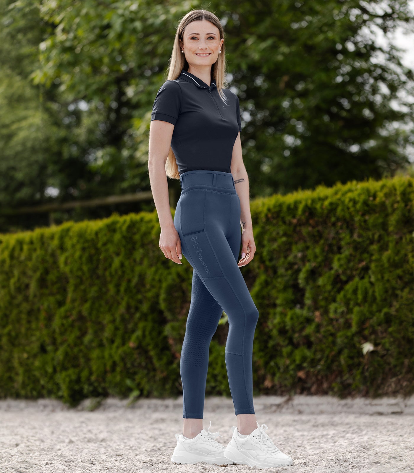 ELT Ella Glam Riding Leggings - Denim Blå 36