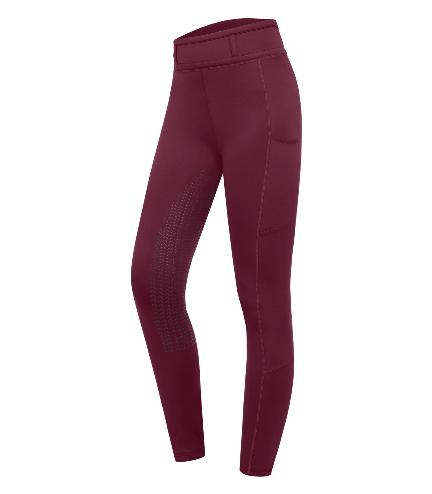 ELT Ella Glam Riding Leggings - Fløjl Rød 34