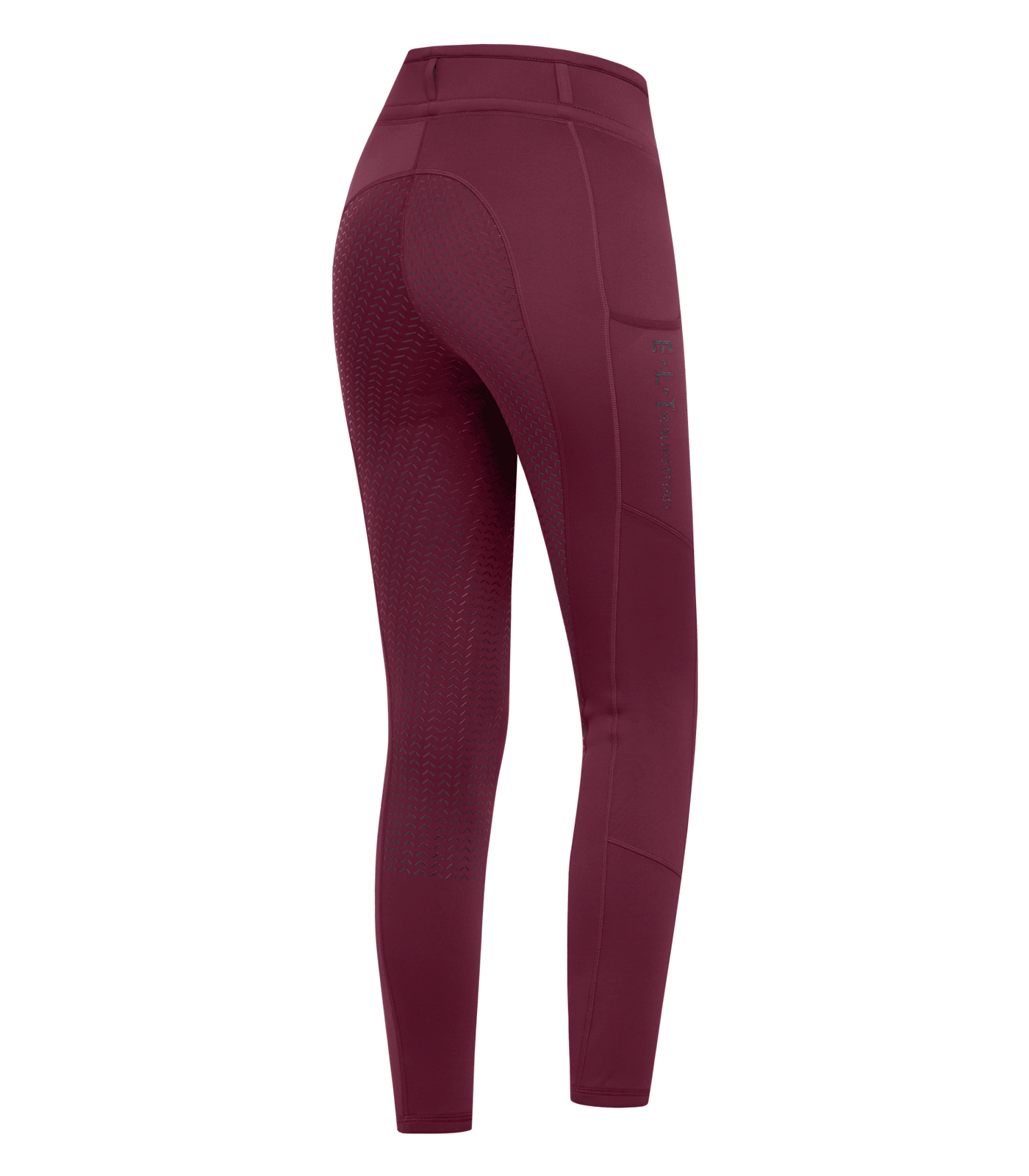 ELT Ella Glam Riding Leggings - Fløjl Rød 35