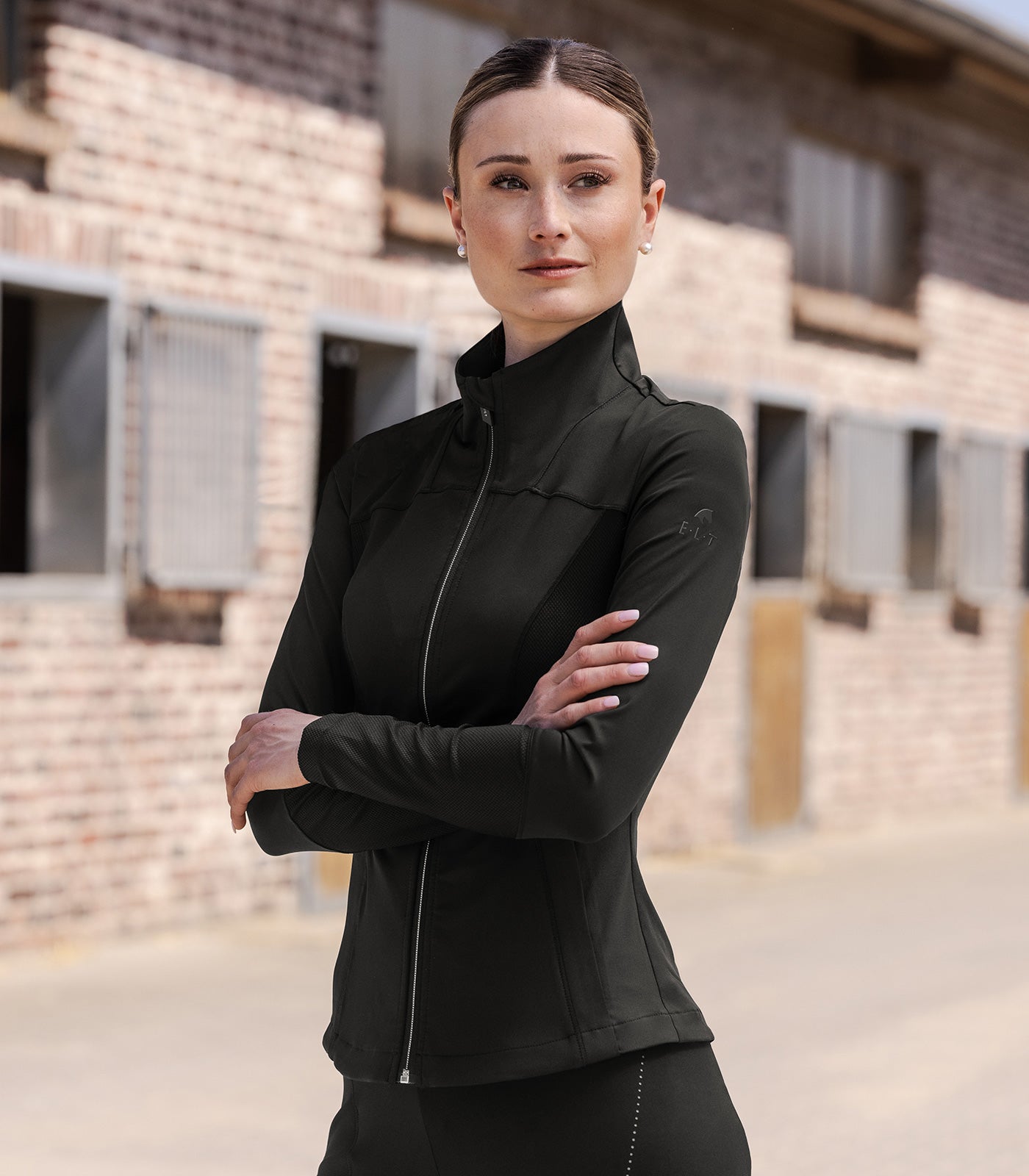 ELT Padua powerstretch sweatjakke - Sort 40