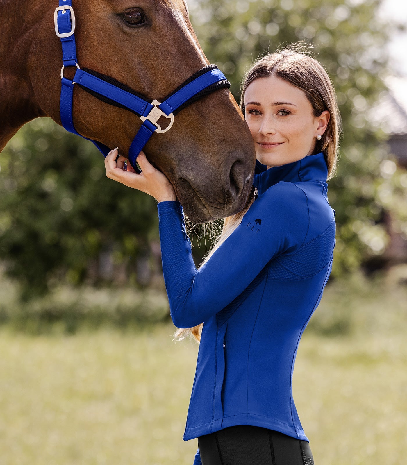 ELT Padua powerstretch sweatjakke - Saphire Blue 28
