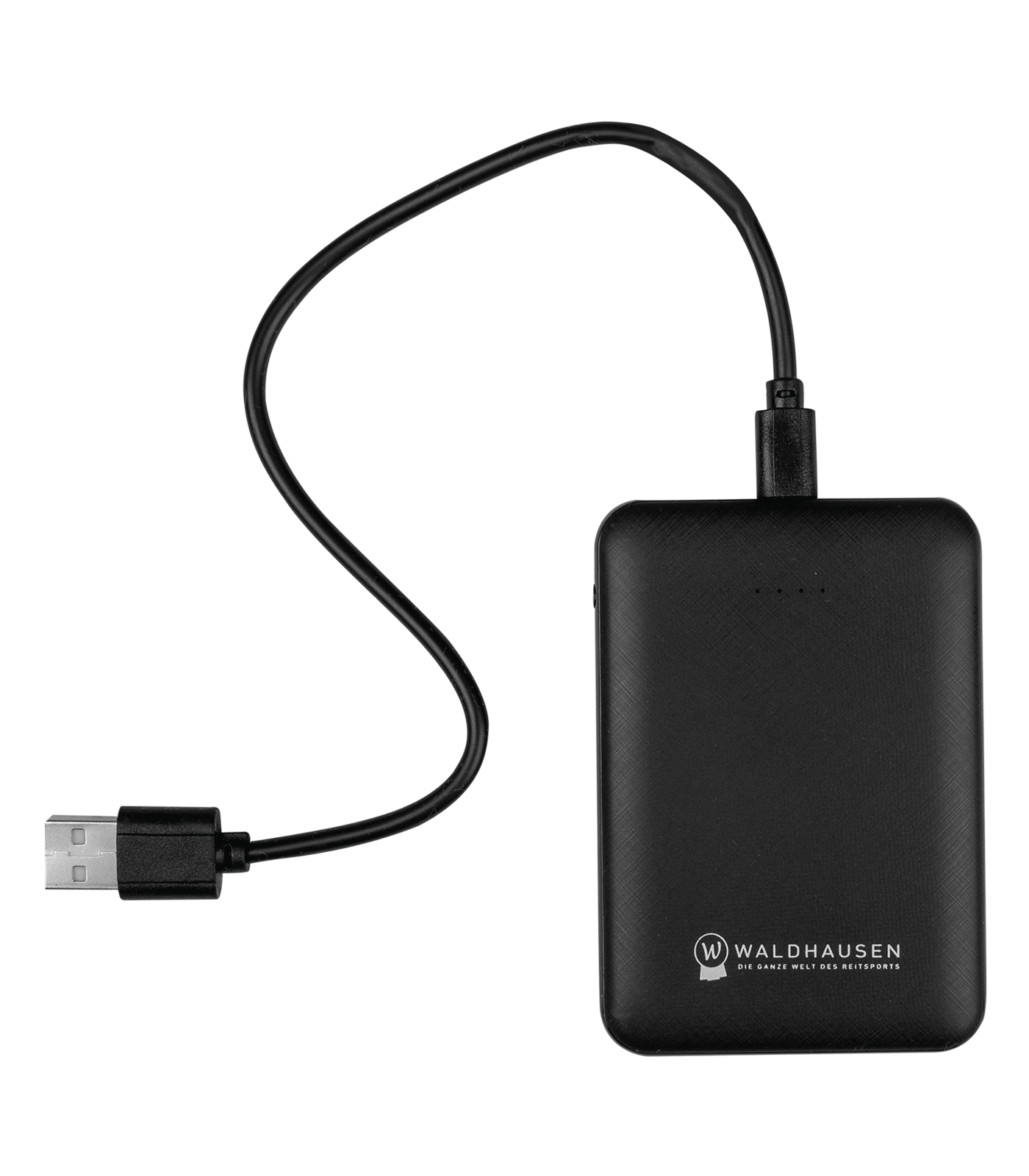Waldhausen Powerbank, 92x64mm, sort, 5000mAh 1