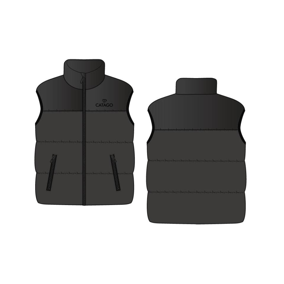 CATAGO Vally kort vatteret ridevest