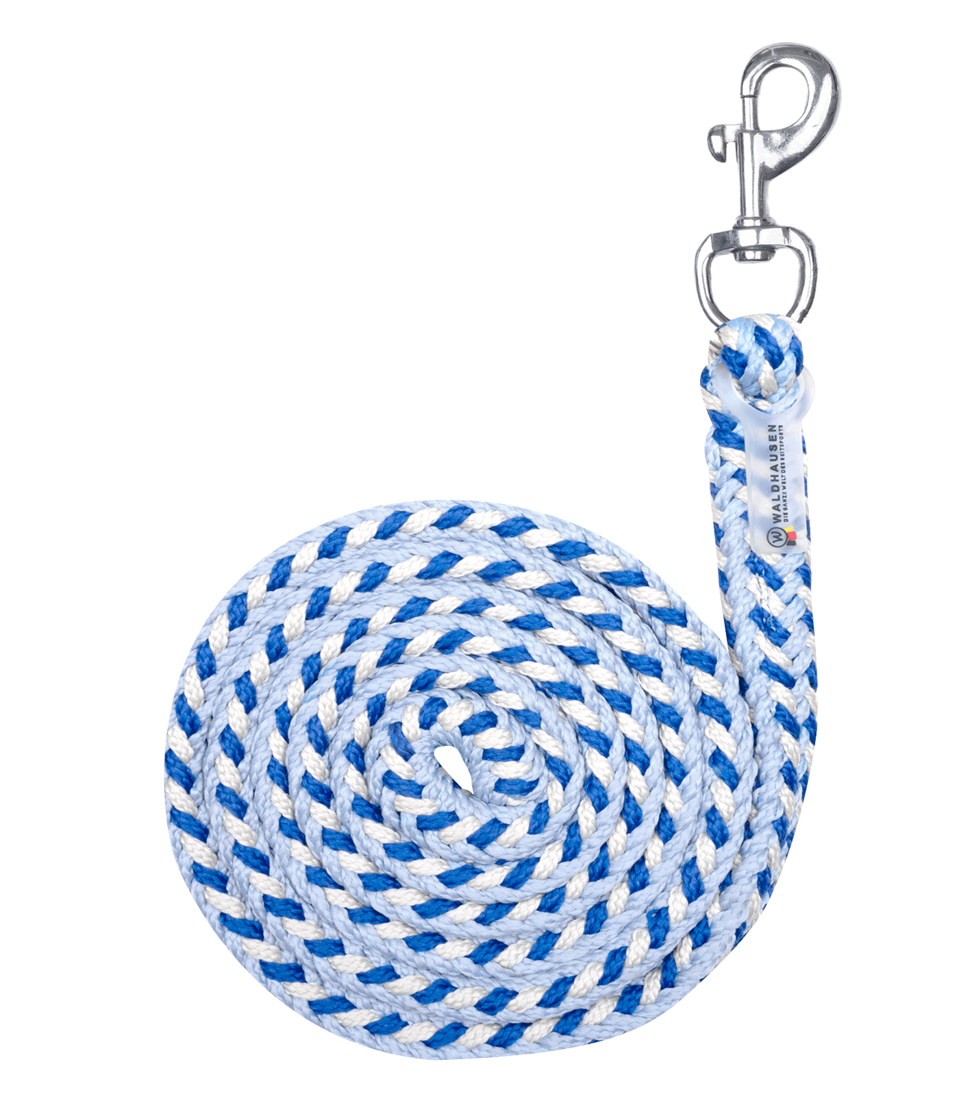 Waldhausen Plus Lead Rope, snap hook, pastel blue/ saphire blue/ beige 1