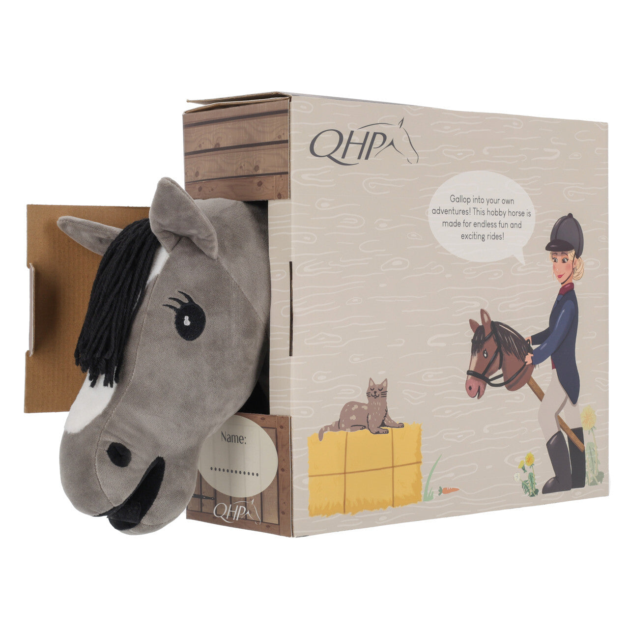 QHP Hobby hest - Grå