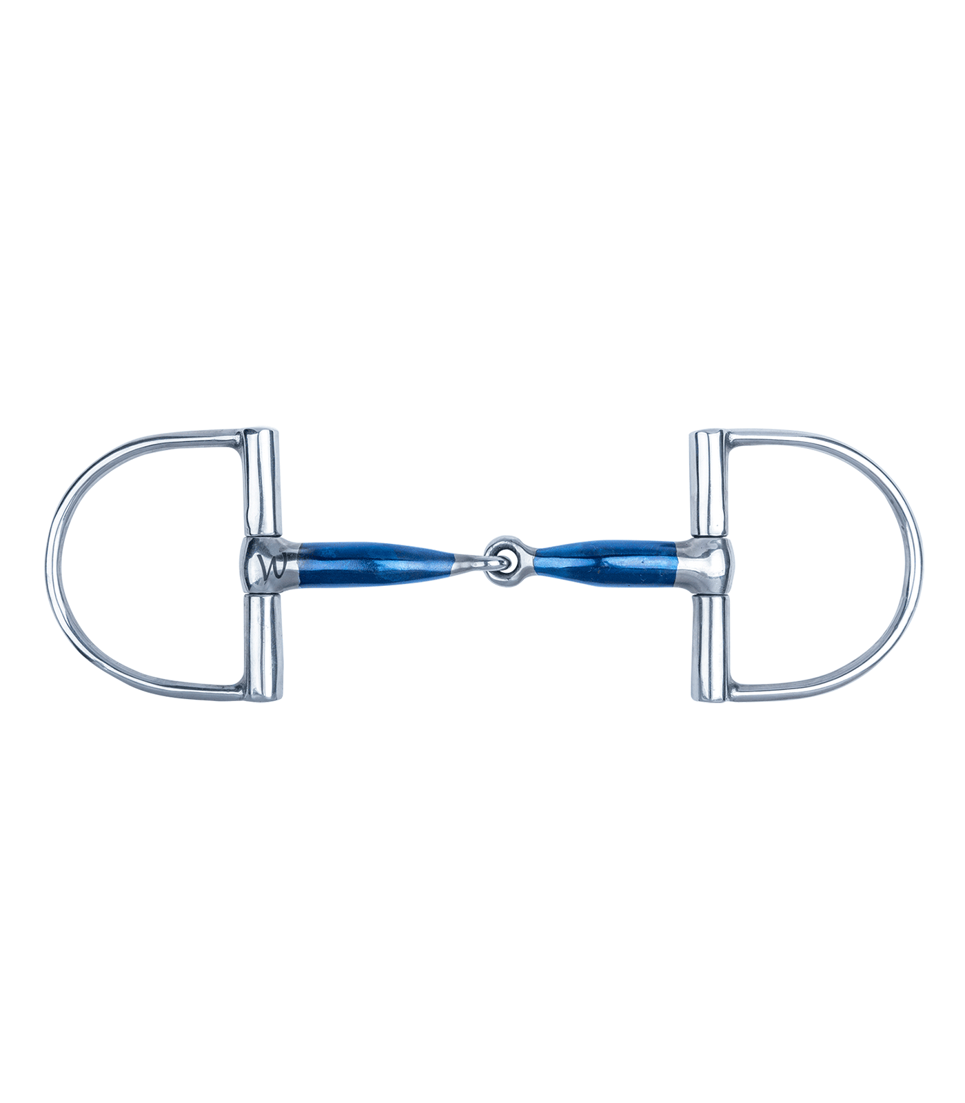 Waldhausen Sød jern D-ring bid, enkelt leddet, anatomisk 5