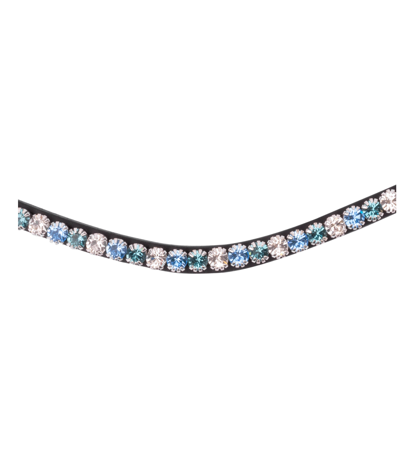 Waldhausen Waldhausen X-line Glam pandebånd, sort - Sølv Blå/ Benzin Blå/ Sølv 4
