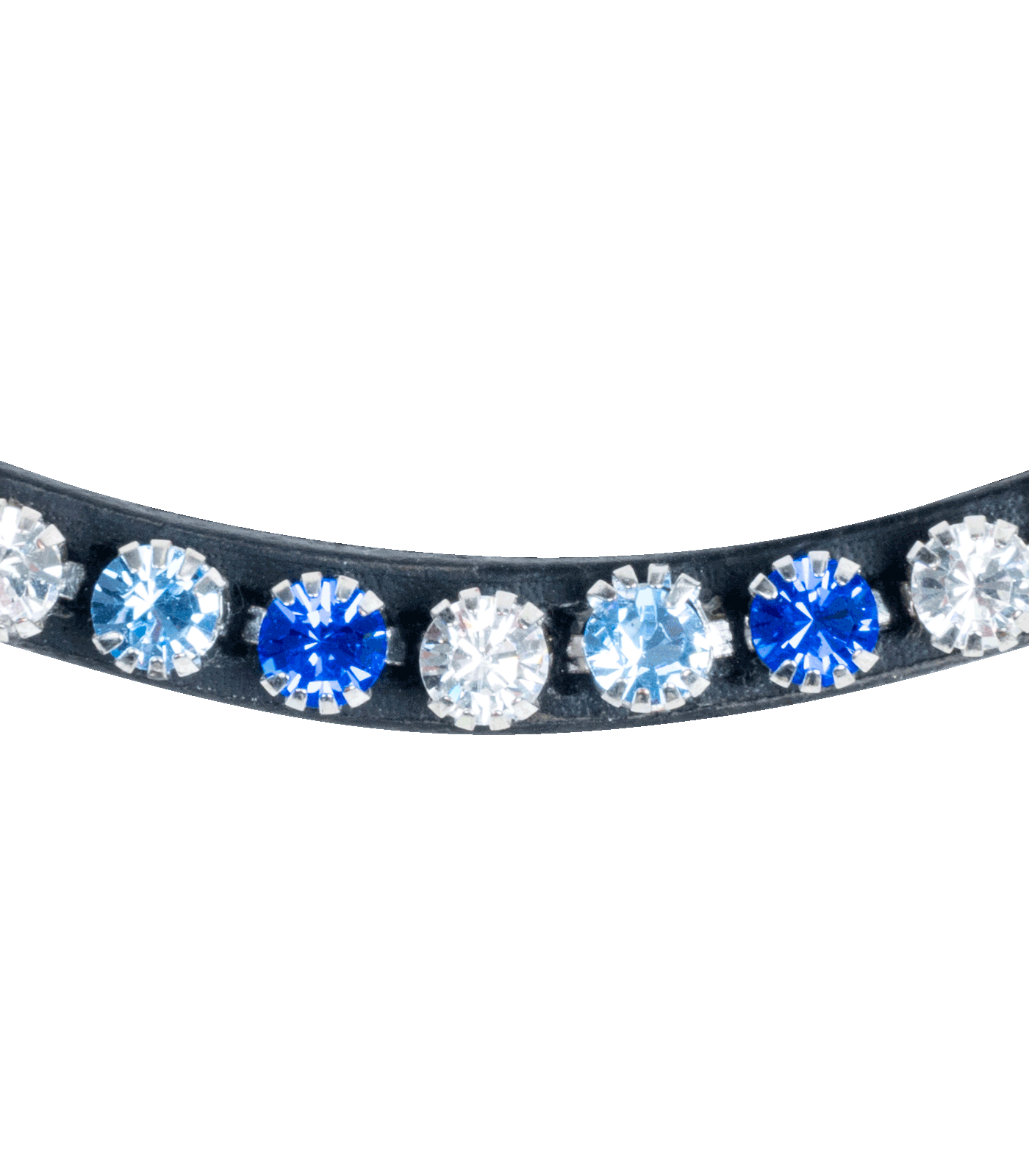 Waldhausen Waldhausen X-line Glam pandebånd, sort - Sapphire Blå/Natblå/Sølv 5