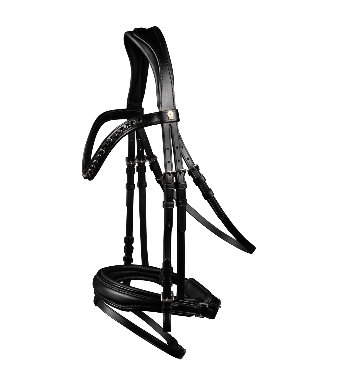 Waldhausen Waldhausen S-Line Patent Trense Blackshine - Sort 15