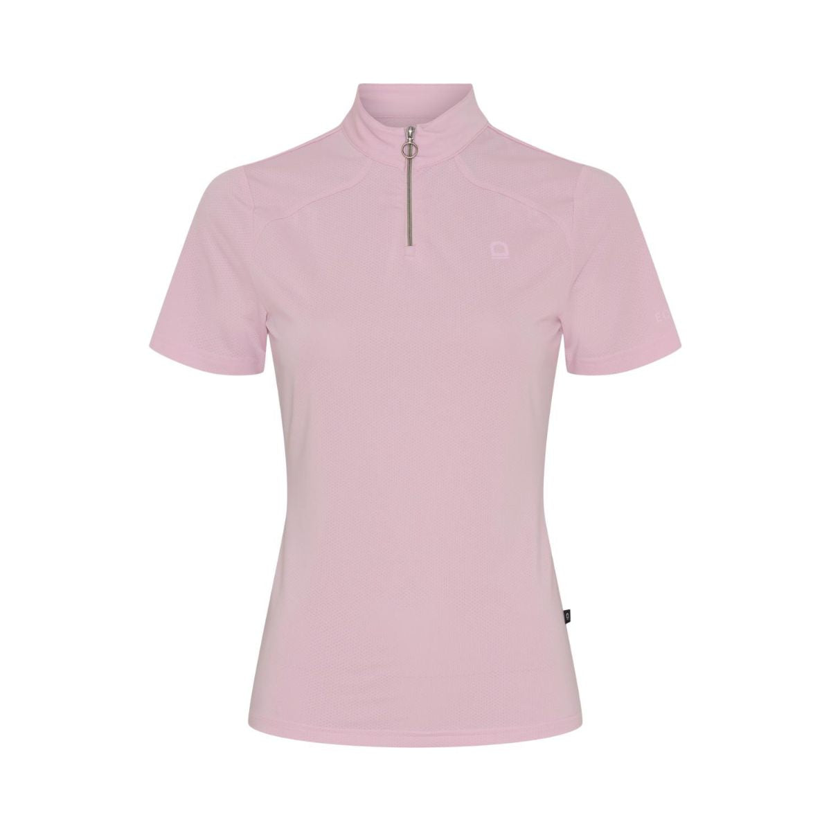 Equipage Hasty Half-zip kortærmet ridebluse - Rose