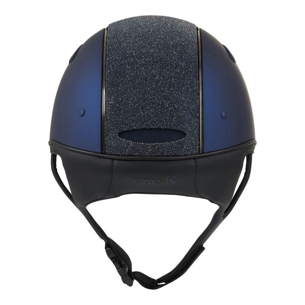 One K Defender Pro Matt Glitter Chrome ridehjelm, Blå 2