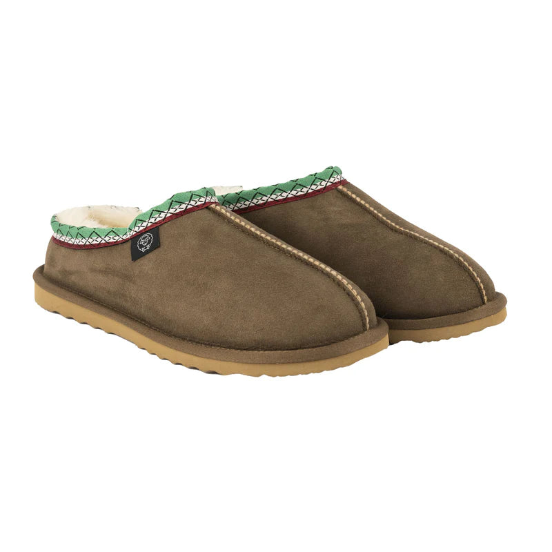 C2E LUCCA Unisex Sheep Leather Slippers