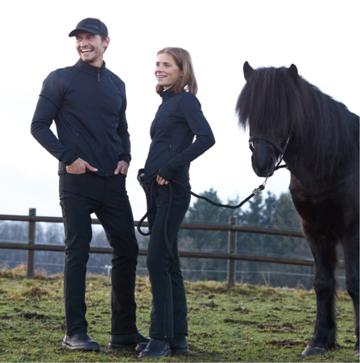 EQUES x Kingsland Bjarki Men's jodphur breeches - Sort