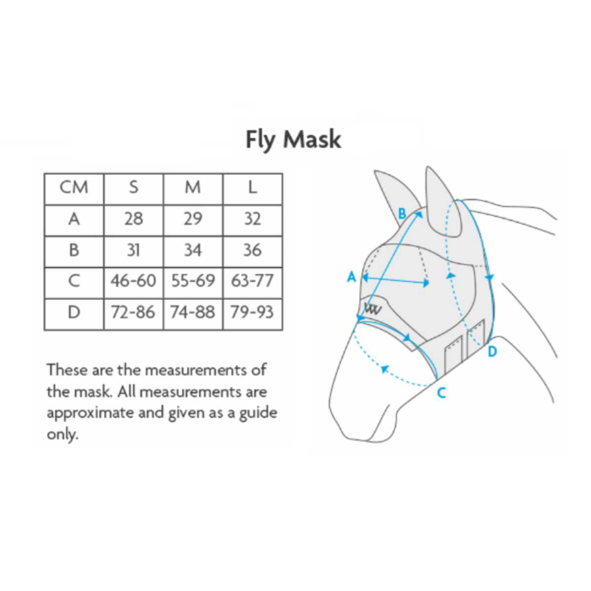Woof Wear UV Fluemaske med ører 4