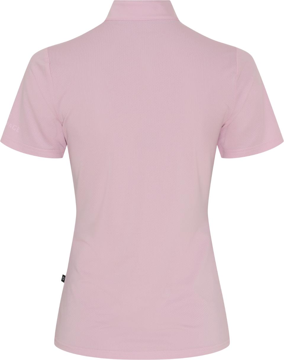 Equipage Hasty Half-zip kortærmet ridebluse - Rose