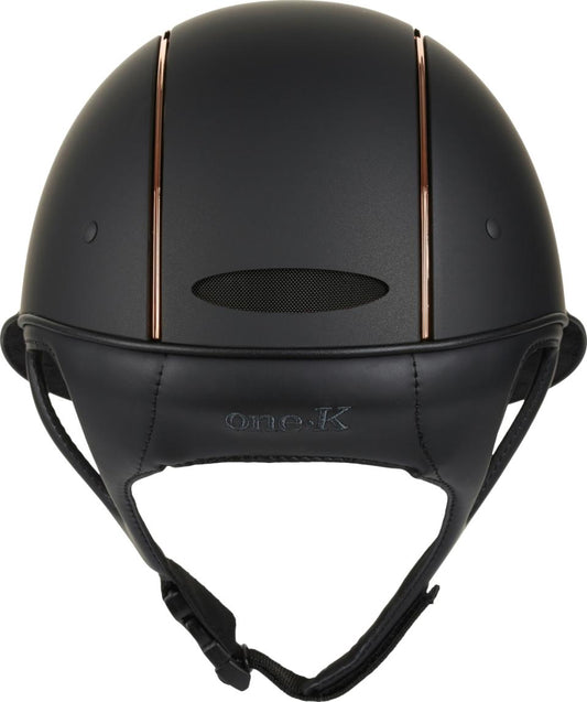 One K Avancé ridehjelm - mat top, rosegold pipe Shell-2 MS