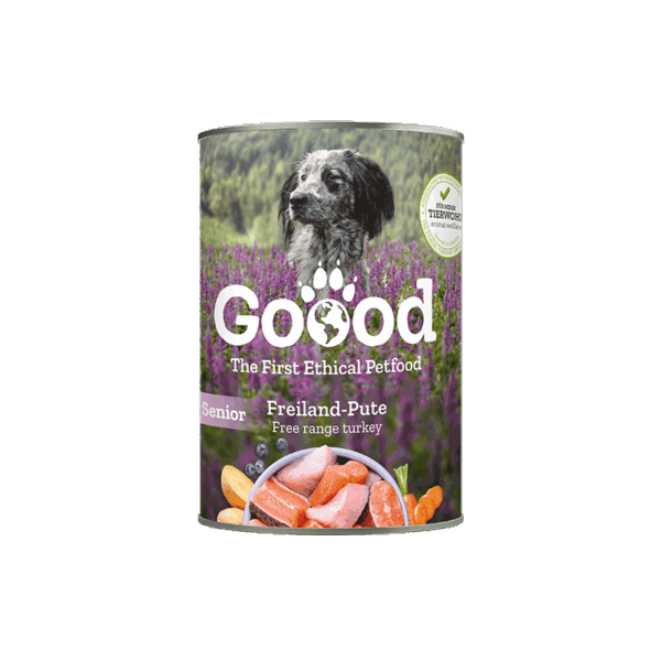 GOOOD Senior Vådfoder – Frilandskalkun og Ørred, 400 g