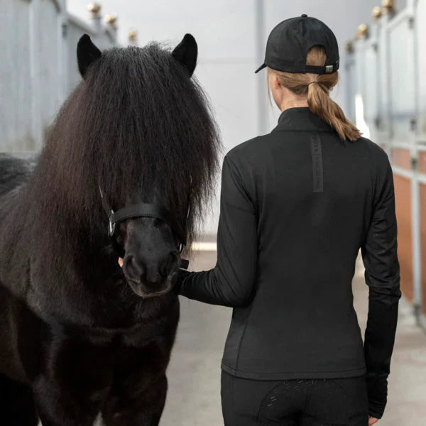 EQUES x Kingsland Vigdis ridebluse - Sort