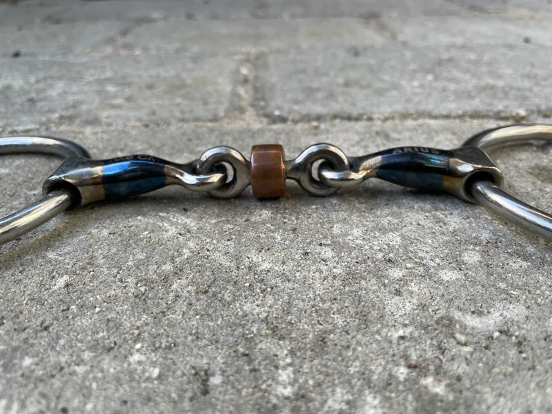 ARÍUS SWEET IRON BID 3 DELT MED KOBBERRULLE og løse ringe