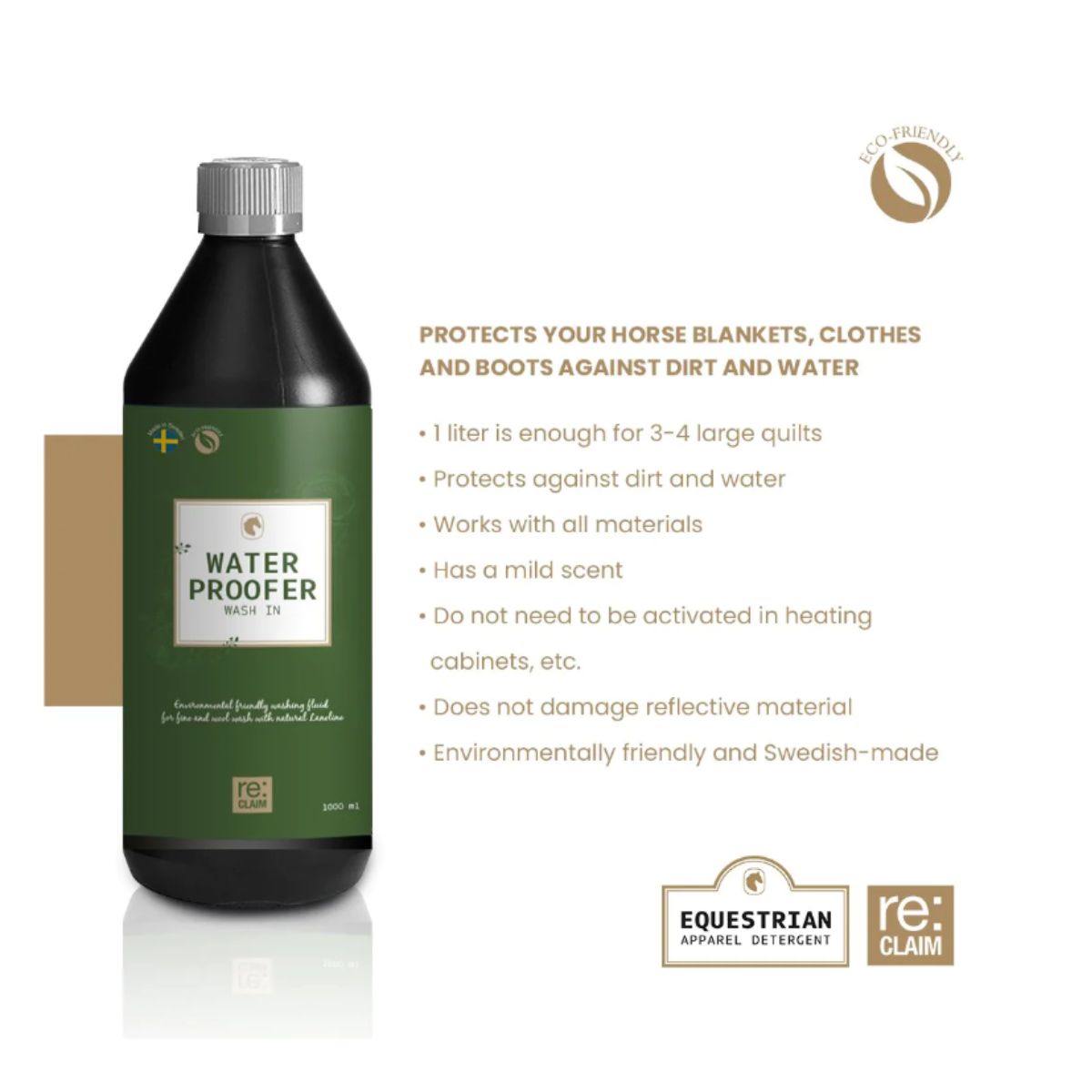 re:CLAIM Waterproofer wash in, 1 liter 2