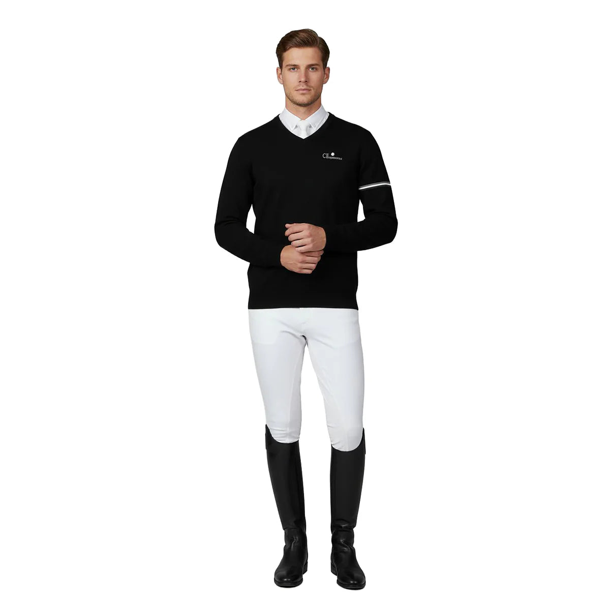 C2E PLEASANTON Longsleeved V-Neck Pullover ( Flere farver)