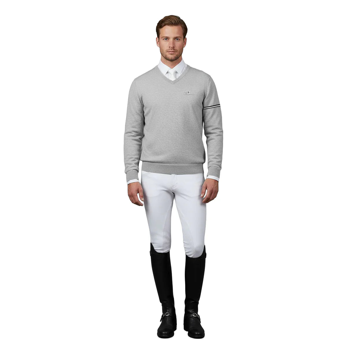 C2E PLEASANTON Longsleeved V-Neck Pullover ( Flere farver)