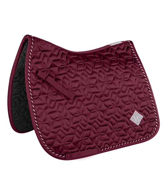 Waldhausen saddle pad Marseille, fløjl rød, AP 1