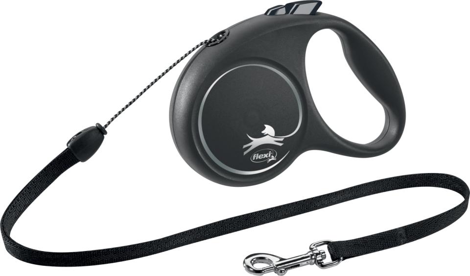 Flexi Black Design rulleline - snor
