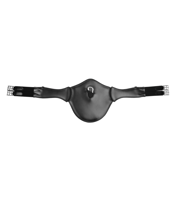 Waldhausen Leather Girth, with elastic and stud guard