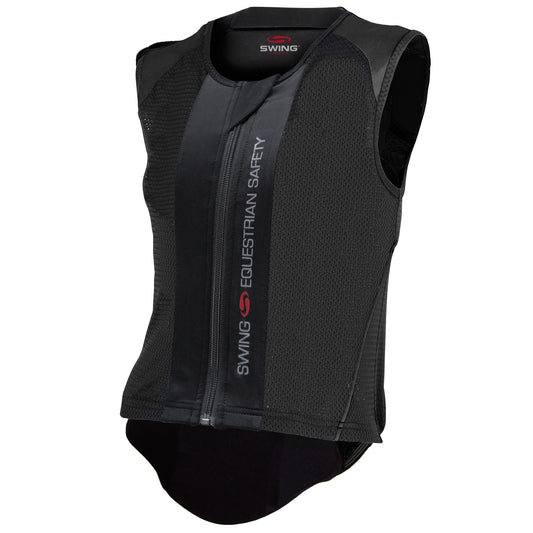 Swing rygbeskytter P06, sort, junior 13