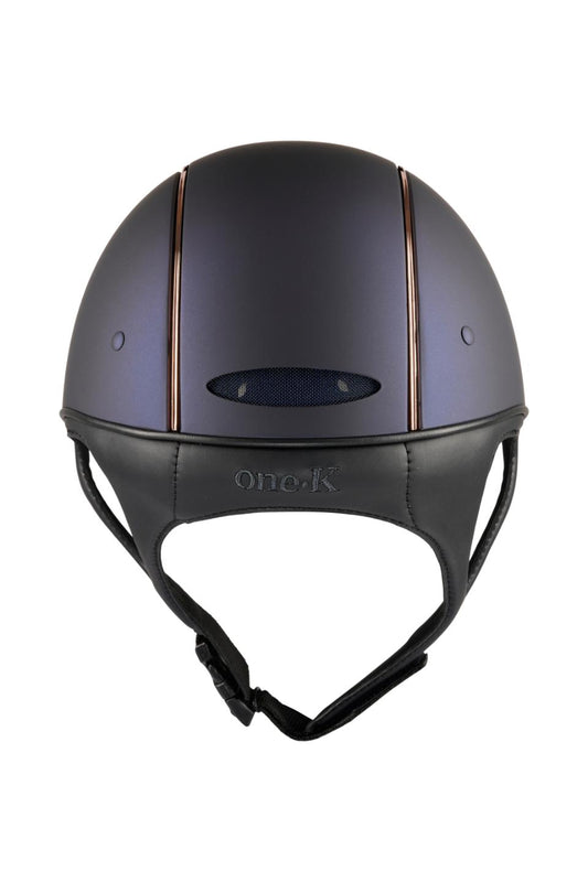 One K MIPS Defender-ridehjelm - mat top, rosegold pipe