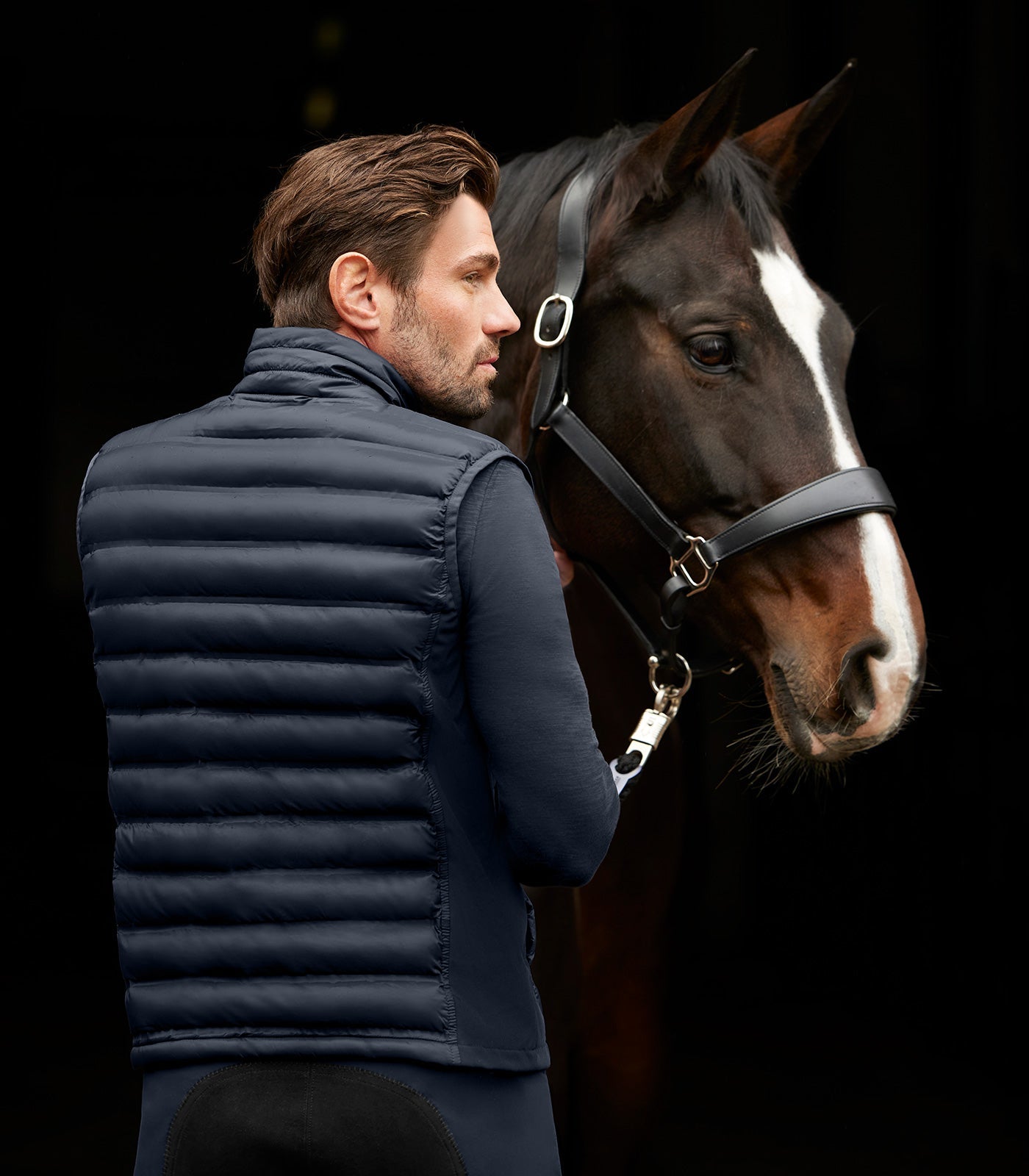 ELT Maine Softshell-mix Gilet, mænd - Dybblå 25