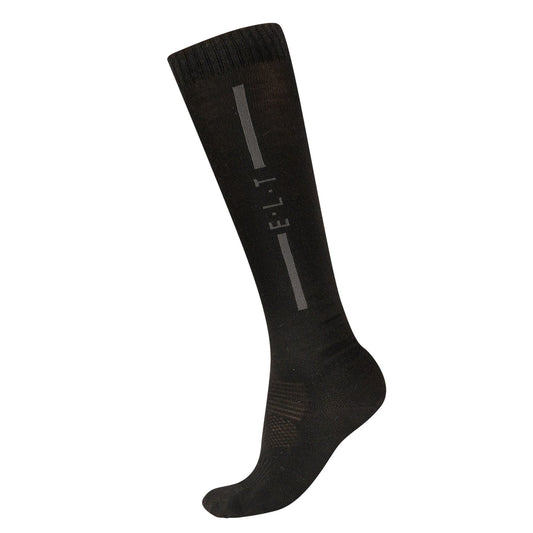 ELT Merino unisex ridestrømper - Sort 15