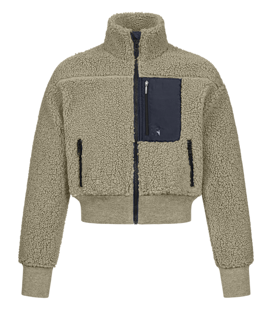 ELT Alba teddy fleece jakke, teenagere - Beige Grå 11