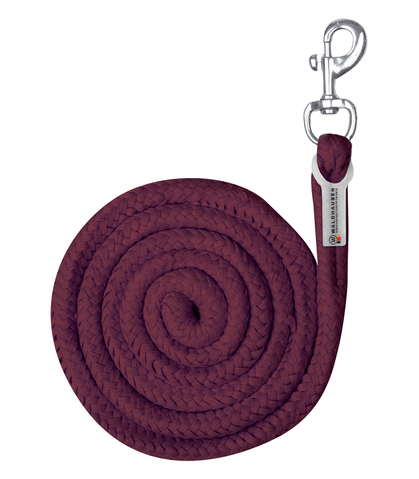 Waldhausen Lead Rope Plus, snap hook, fløjl rød 1