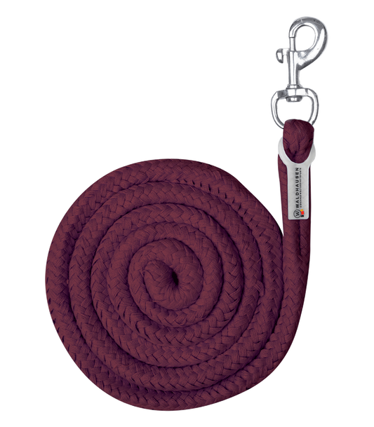 Waldhausen Lead Rope Plus, snap hook, fløjl rød 1