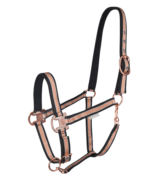 Waldhausen Shine Halter - Sort/Rosaguld 3