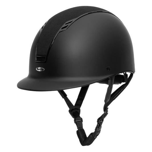 SWING SWING H22 Ridehjelm - Sort Måtte/Velour 22