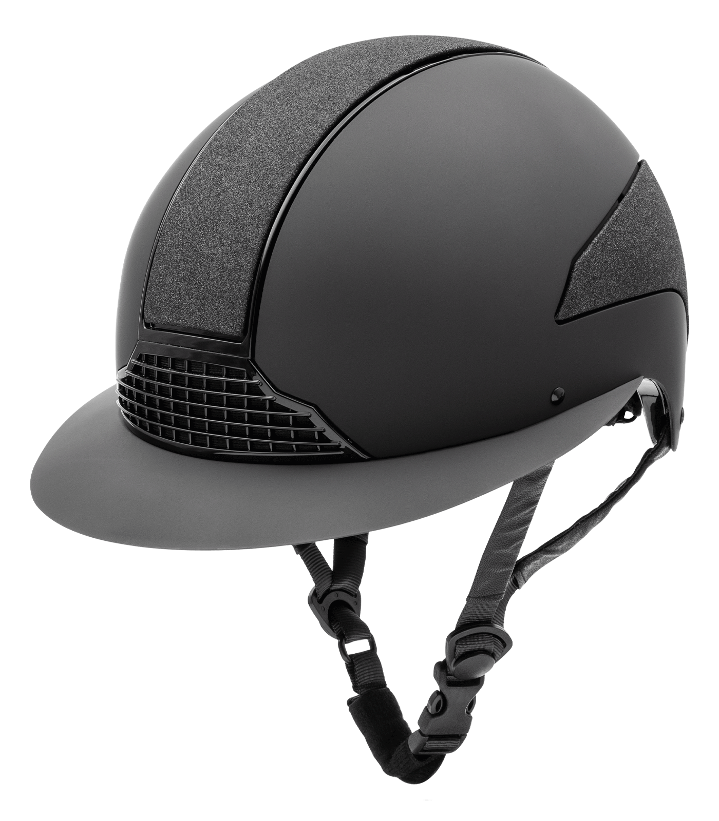 SWING SWING H24 Lady glossy riding helmet - Glossy Black 22