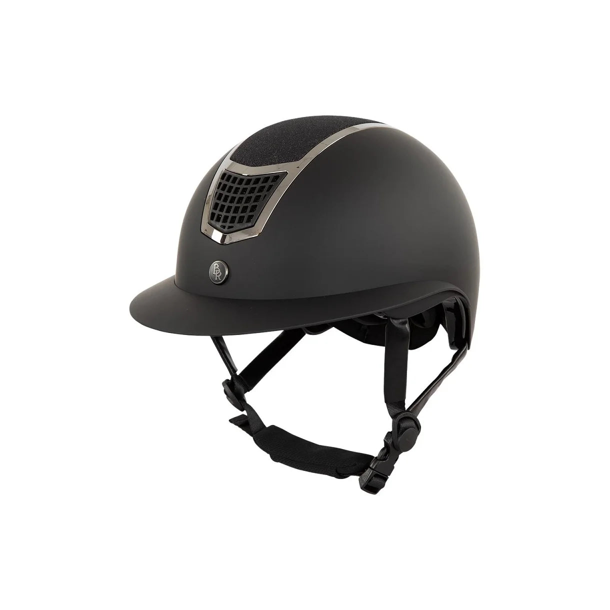 BR LAMBDA PLUS Glitter ridehjelm. Sort/Gunmetal