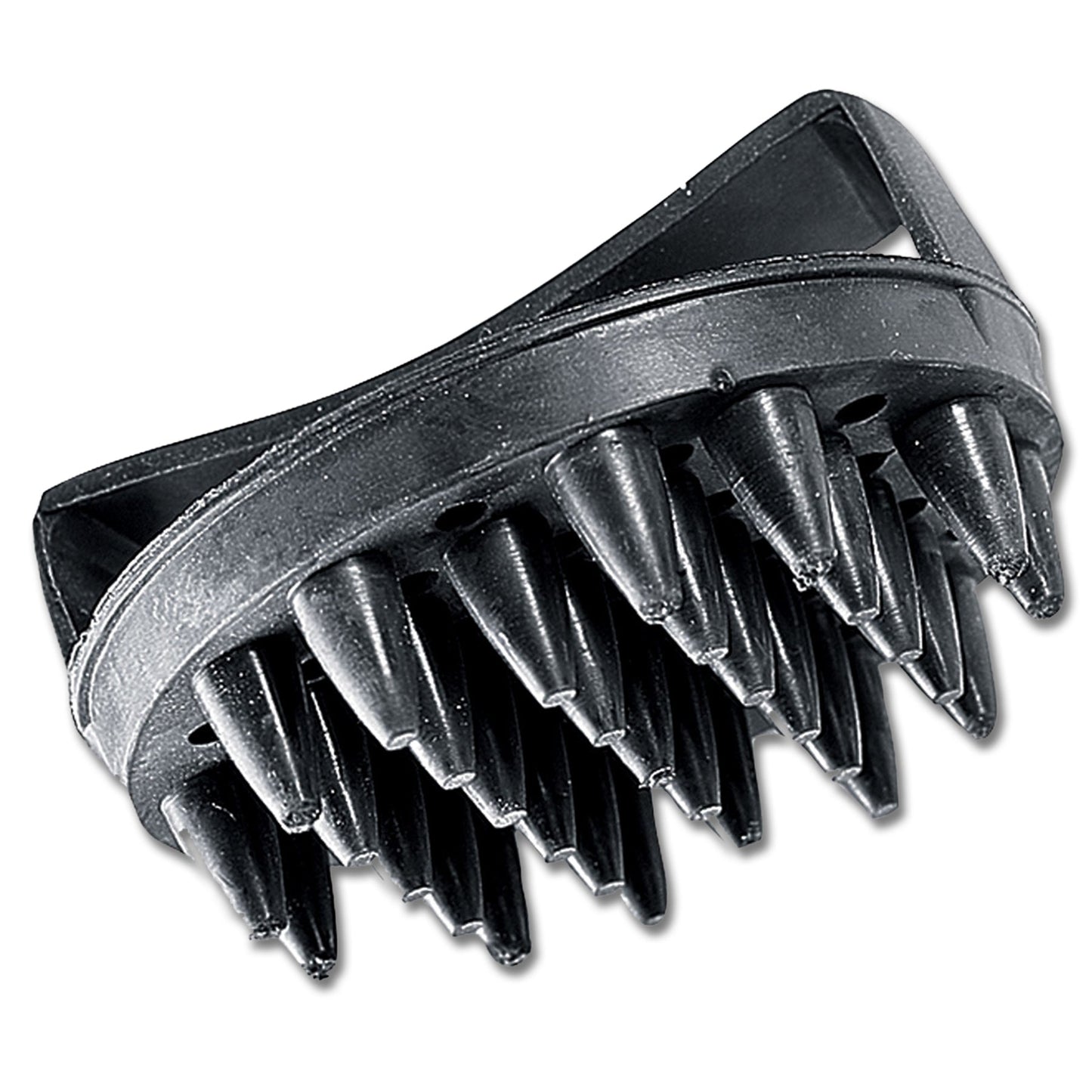 Waldhausen Curry Comb Gummi-plejer, sort 1