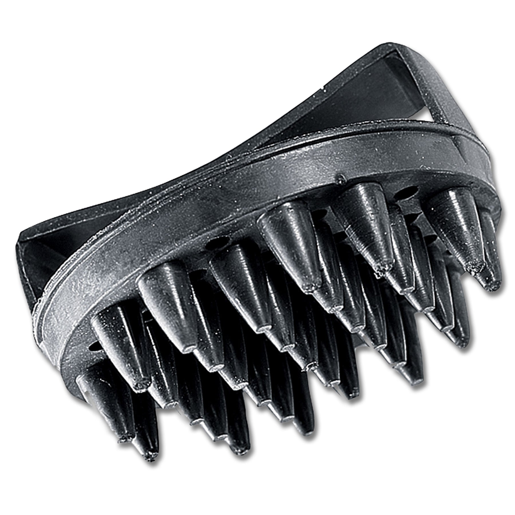 Waldhausen Curry Comb Gummi-plejer, sort 1